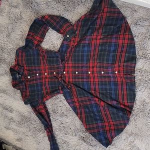 Girls Polo Ralph Lauren Button Down Collared Dress